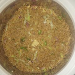 A picture of Egg fried rice.