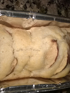 Una foto de Budín de manzana sin manteca