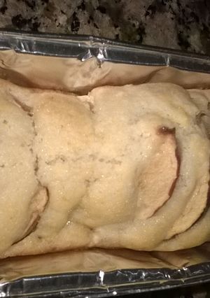 Una foto de Budín de manzana sin manteca