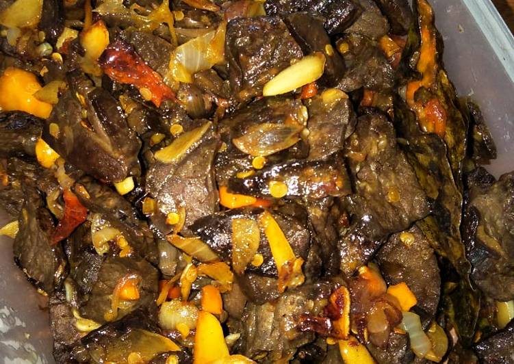 Tumis Paru Pedas Manis