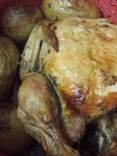 Una foto de Pollo al horno