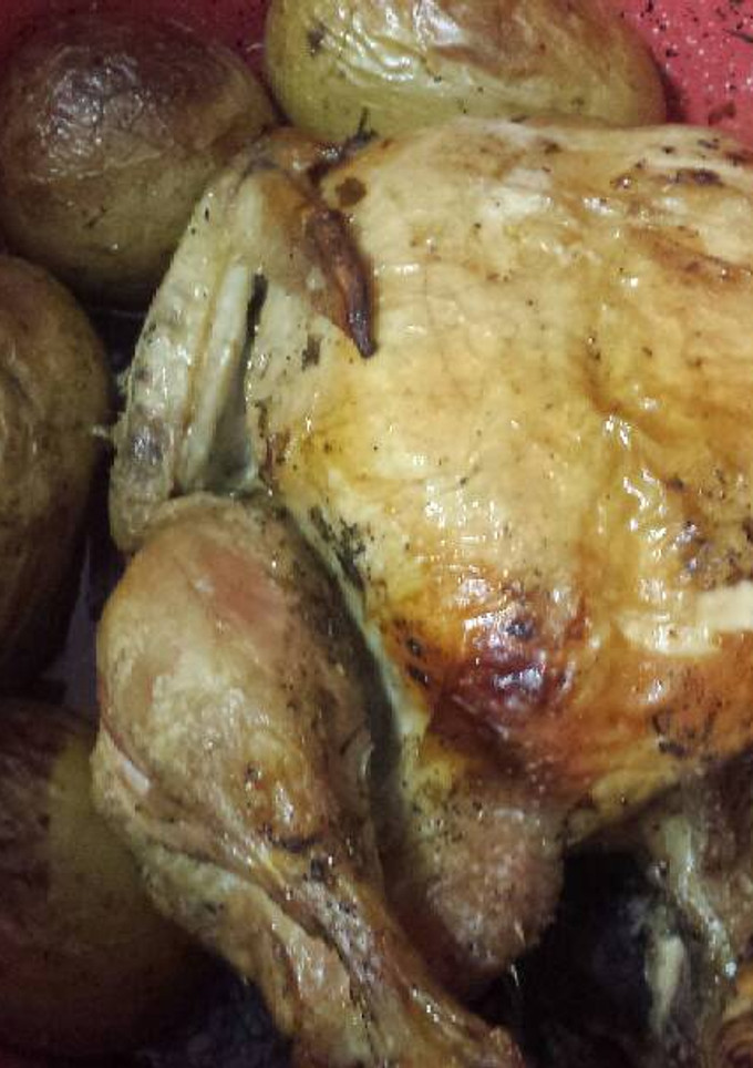 Una foto de Pollo al horno