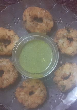 A picture of Crisy rice vada.
