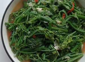 Foto resep Tumis Pucuk daun labu