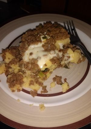 Una foto de Pastel de polenta