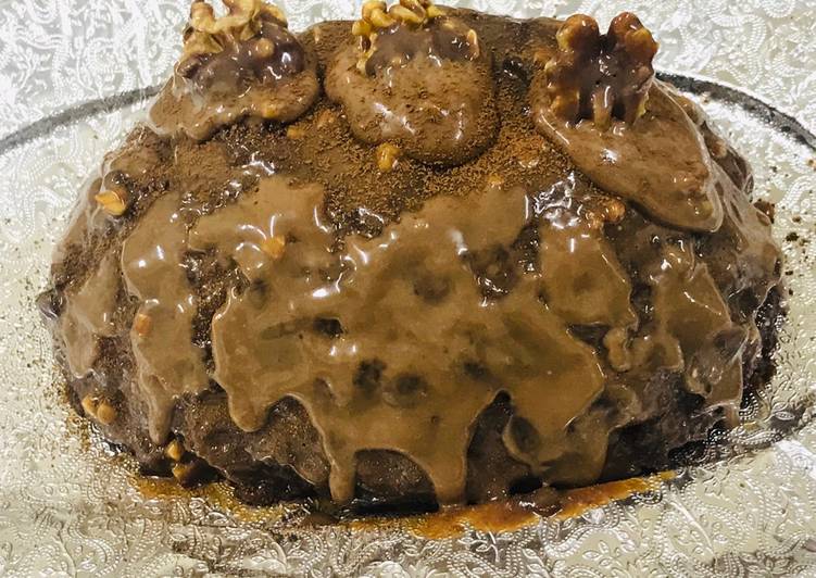 Recipe of Award-winning Decadent chocolate shell cake