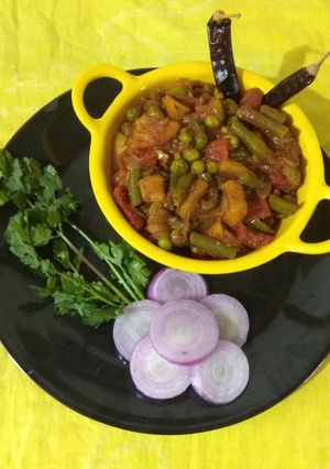 A picture of Veg Kolhapuri.