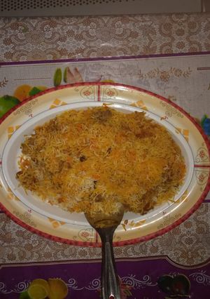 A picture of Nawabi biryani.