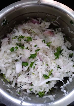 A picture of Mooli Salad.