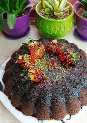 عکسی از دستور کیک شکلاتی