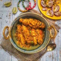 A picture of Masala Chaap.