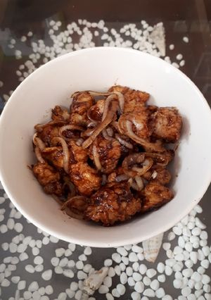 Foto resep Ayam popcorn teriyaki