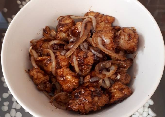 Ayam popcorn teriyaki