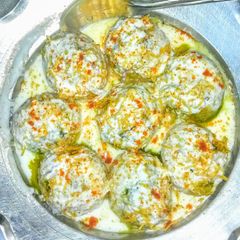 A picture of Dahi puri.