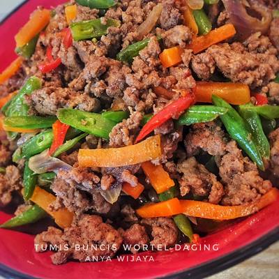 Resep Tumis Buncis Wortel Daging Oleh Anya Wijaya Cookpad