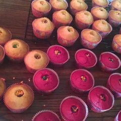 A picture of Pinata Cupcakes.