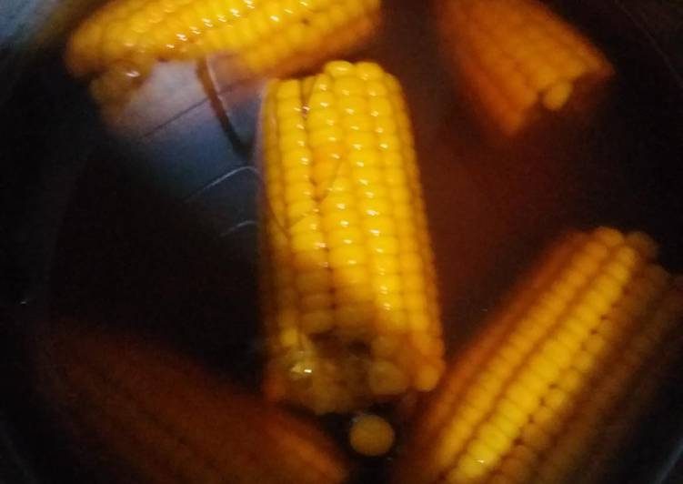Easiest Way to Prepare Great Boiled corns Cooking Basics for Newbies