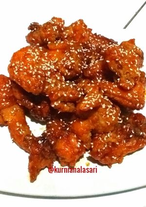 Foto resep Fire chicken (ayam richeese)