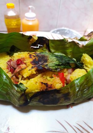 Foto resep Nasi Bakar Sambal Cumi