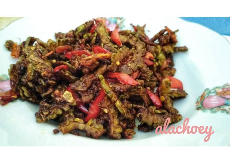 Cara termudah untuk Memasak AppetizingPare nenek anti pahit