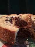 Torta marmolada de aceite con pasas de uva