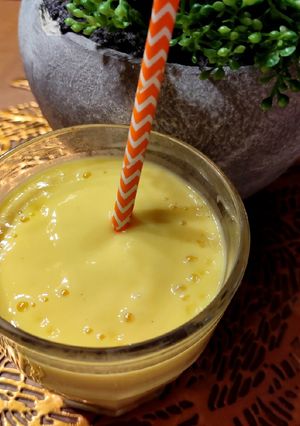 Una foto de Mango lassi