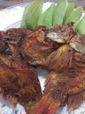 Mujair goreng lalapan labu n sambel kemangi🐳🌿