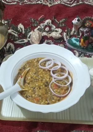 A picture of Maa chole ki daal.