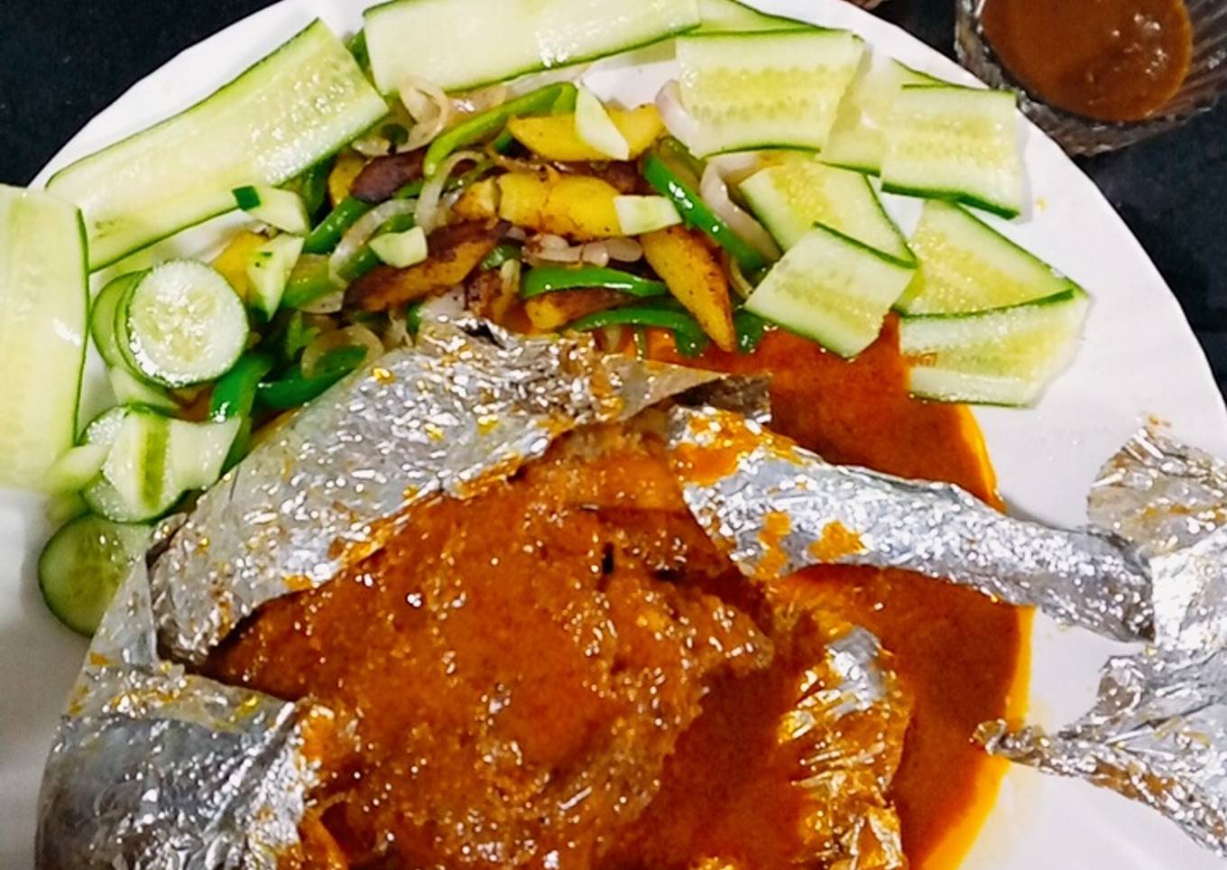 Spicy steam raan roast