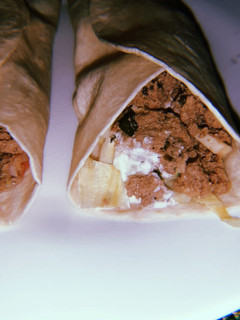 Una foto de Wraps de carne