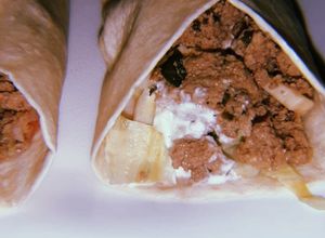 Una foto de Wraps de carne