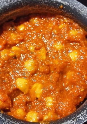 A picture of Chole Masala.