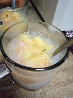 Foto resep Es semangka kelapa muda