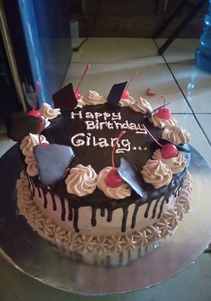 Foto resep Cake ulang tahun black forest