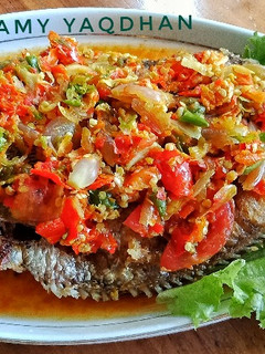 Foto resep Pecak gurame sederhana
