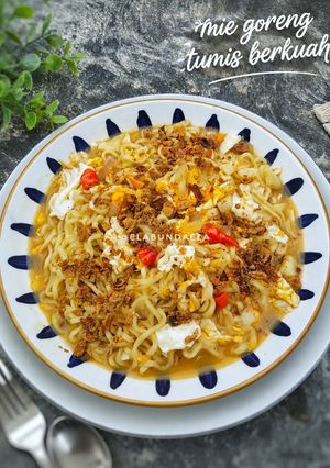 Foto resep Mie Goreng Tumis Berkuah