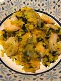 Spinach and Shrimp Rice Bake