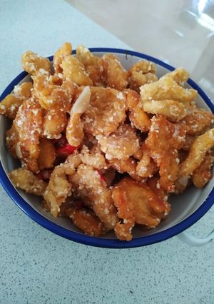Foto resep Ayam Goreng Krispi Saus Telur Asin