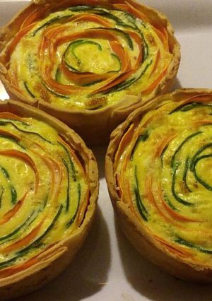 Una foto de Tarta Flor da la huerta