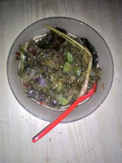 Foto resep Sambal ijo pete ala padang