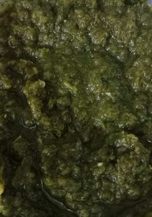 A picture of Coriander chutney.