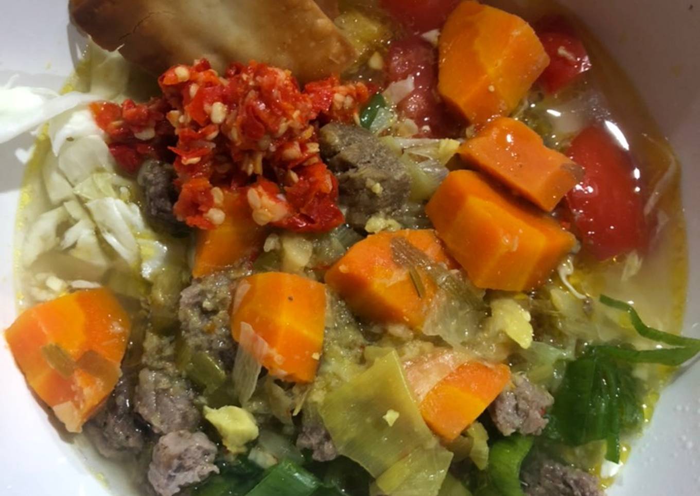 Soto mie simpel