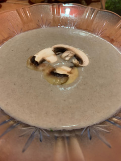 Una foto de Crema de champiñones