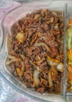Foto resep Beef yakiniku ala yoshinoya
