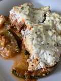 Zucchini-Hackfleisch-Auflauf mit Schafskäse