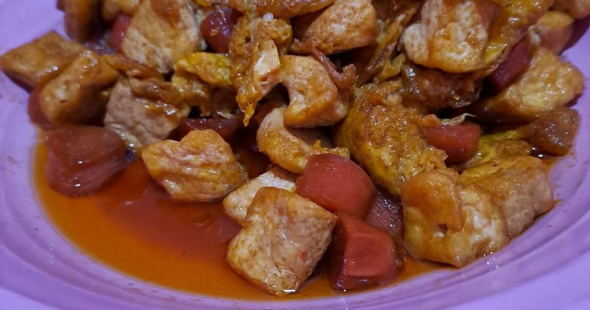 Resep Tumis Tahu Telur Sosis Oleh Anggun Mayangsari Cookpad