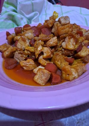 Foto resep Tumis tahu telur sosis