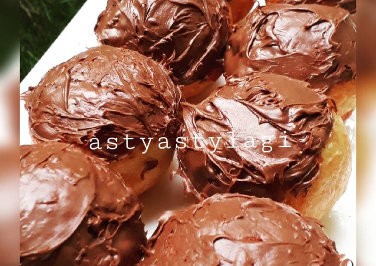 Resep Donat Menul Nutella &#34;Ibu Restu&#34; #5resepbaruku Anti Gagal