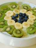 Kiwi-banana cake