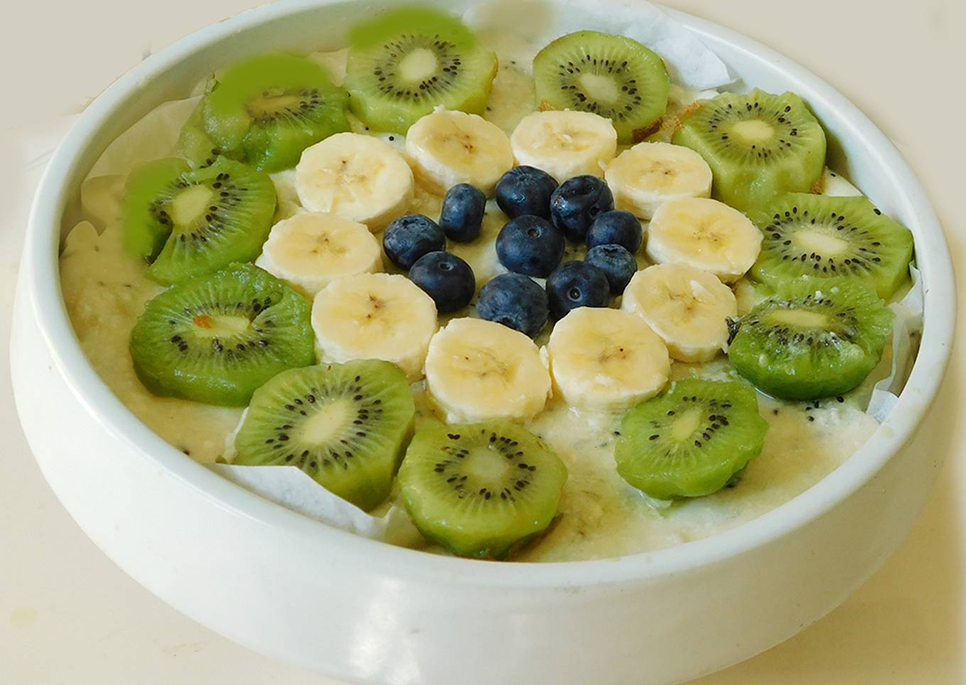 Kiwi-banana cake